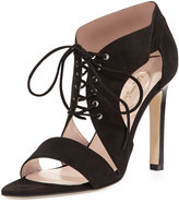 Thumbnail for your product : Sarah Jessica Parker Florencia Tie-Front Sandal, Black