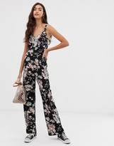 Thumbnail for your product : Brave Soul Tall cecily jumpsuit in floral print