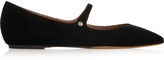 Thumbnail for your product : Tabitha Simmons Hermione velvet point-toe flats