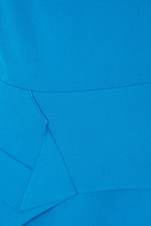 Thumbnail for your product : Roland Mouret Vernon Draped Wool-crepe Dress - Azure