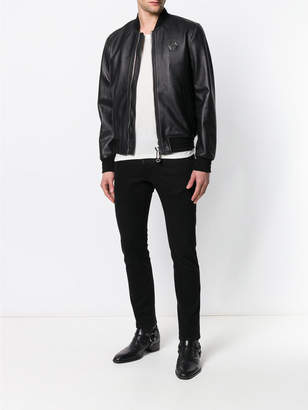 Philipp Plein Someone Leather Jacket