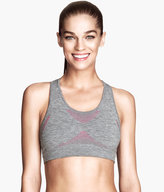Thumbnail for your product : H&M Sports Bra Low Support - Gray melange - Ladies