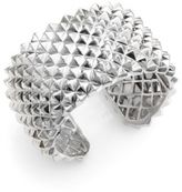 Thumbnail for your product : Stephen Webster Sterling Silver Studded Wide Cuff Bracelet