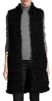 Thumbnail for your product : Pologeorgis Fur Curve Hem Vest
