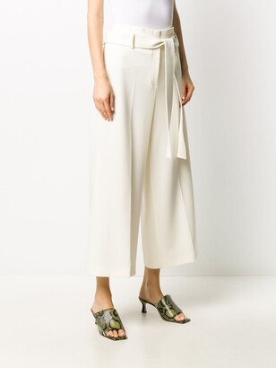 Theory Wide-Leg Cropped Trousers