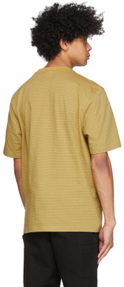 Stussy Yellow Mini Stripes T-Shirt