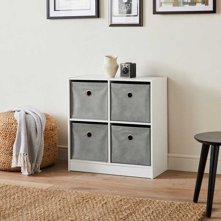 So'home 4 Cube Storage Unit With Drawers ShopStyle Desks