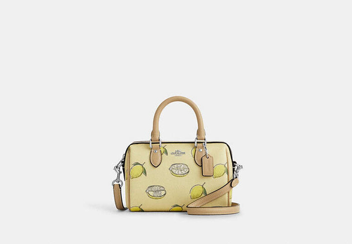 Mini Rowan Crossbody Bag With Lemon Print