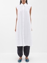 Thumbnail for your product : eskandar A-line Sleeveless Linen Shirt