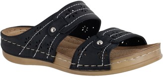 Easy Street Shoes Slip-On Comfort Slip-On Sandals - Cash