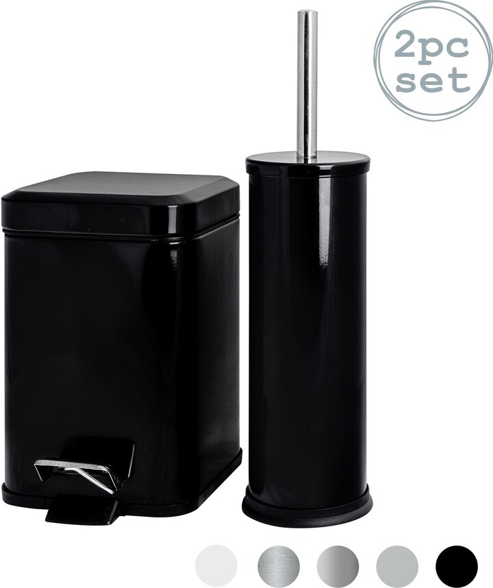 Harbour Housewares Mismatched Toilet Brush & Bin Set ShopStyle Bath