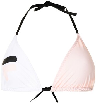 Fila Verbena triangle bikini top - ShopStyle Jackets