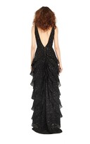 Thumbnail for your product : Alice + Olivia Powell Embellished Ruffle Gown
