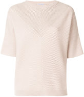 Brunello Cucinelli - short sleeved knitted top