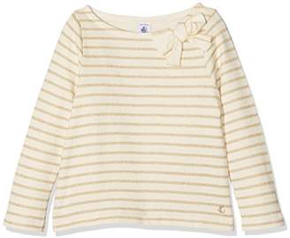 Petit Bateau Girl's Mariniere CO/L/D 8A Regular Fit Striped Classic Long Sleeve Long Sleeve Top,(Manufacturer Size:8A 8 ANS)