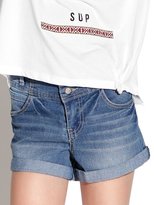 Thumbnail for your product : M&Co High waisted denim shorts