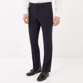 Thumbnail for your product : River Island Mens Navy premium wool-blend slim suit trousers