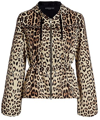 Generation Love Barron Leopard Windbreaker Jacket