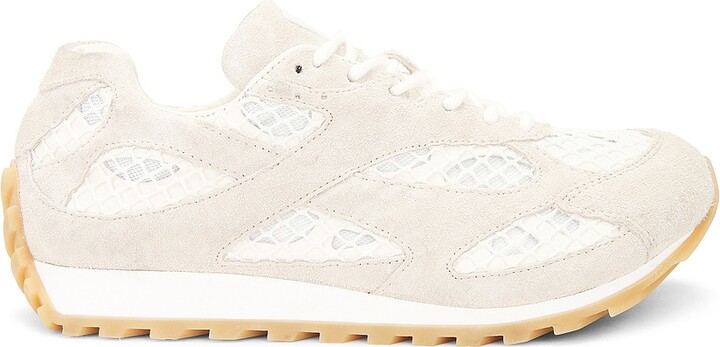 Bottega Veneta Orbit Sneaker in Cream