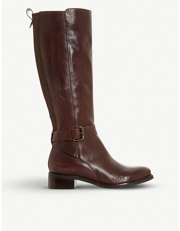 Burgundy Knee High Boots | Shop the 