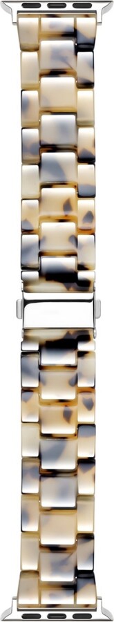Posh Tech Claire Light Natural Tortoise Resin Link Band for Apple Watch, 42mm-44mm