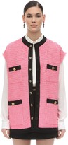 Thumbnail for your product : Gucci Oversize Cotton Blend Tweed Vest