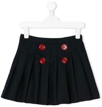 Burberry Kids pleated skirt