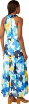 Thumbnail for your product : Maggy London Ribbon Stripe Maxi Dress (Soft White/Royal Blue) Women's Dress