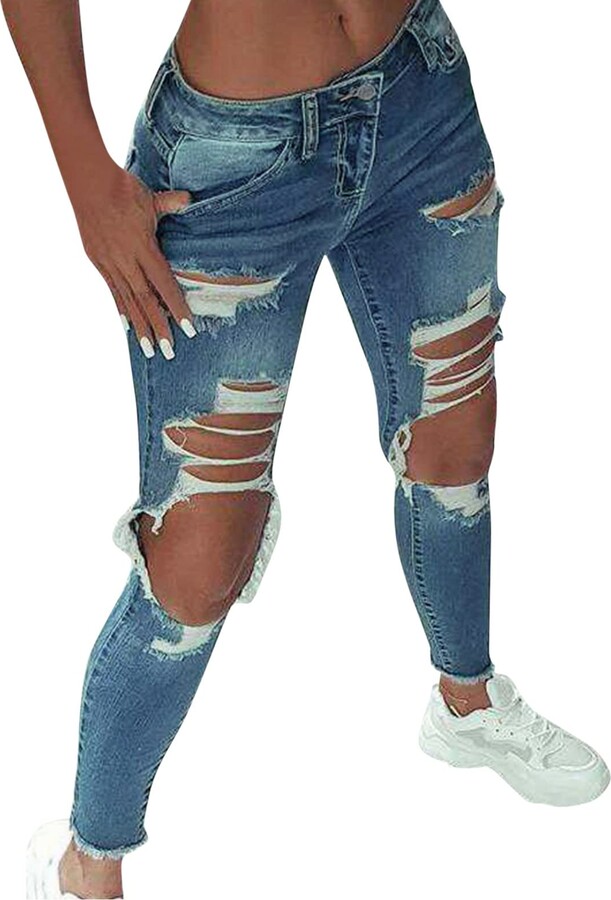 Capri Stretch Jeans For Women