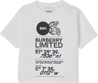 Burberry Children Printed Crewneck T-Shirt