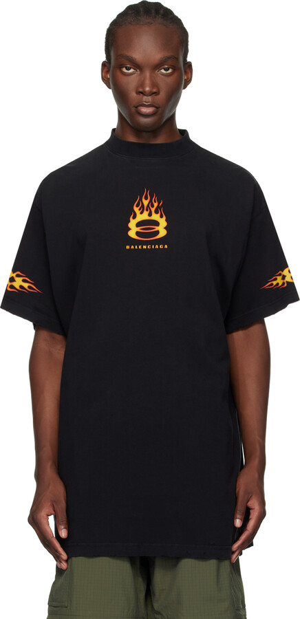 Balenciaga Black 'Pigalle' Small Fit T-shirt - ShopStyle