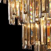 Thumbnail for your product : Eurofase Vienna Collection 15-Light Chrome Chandelier with Crystal Shade