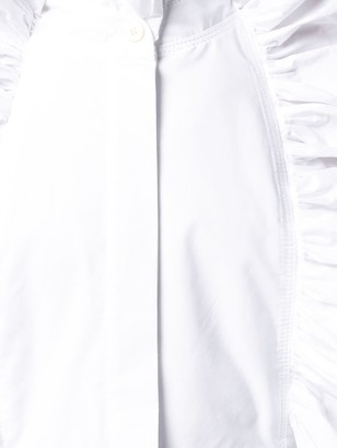 Valentino Ruffled Maxi Shirt Dress