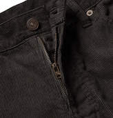 Thumbnail for your product : Visvim Fluxus Cotton-blend Corduroy Trousers - Dark brown