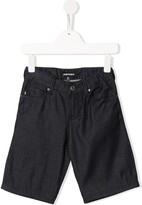 Thumbnail for your product : Emporio Armani Kids TEEN knee-length multi-pocket shorts