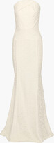 Thumbnail for your product : Roland Mouret Strapless cotton guipure lace bridal gown