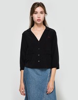Thumbnail for your product : Equipment Lake Pajama Top in True Black