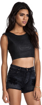 Thumbnail for your product : UNIF Braille Crop Top