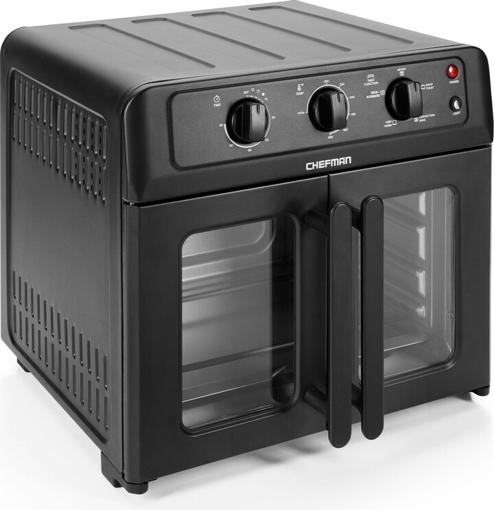 Chefman French Door Air Fryer + Oven with Rotis erie