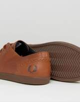 Thumbnail for your product : Fred Perry Byron Low Leather Brogue Sneakers