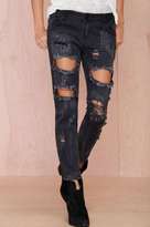 Thumbnail for your product : One Teaspoon Trashed Freebird Jeans - Black