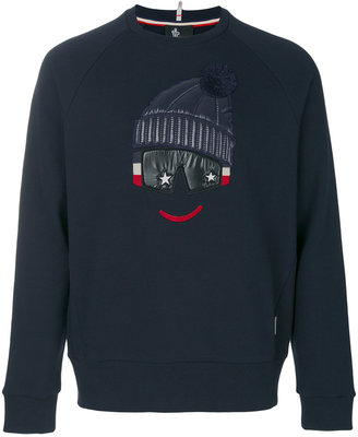 Moncler Grenoble padded detail sweatshirt