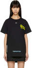 offwhite black firetape tshirt