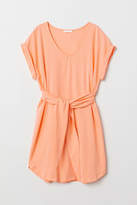 Thumbnail for your product : H&M Jersey Dress with Tie Belt - Orange