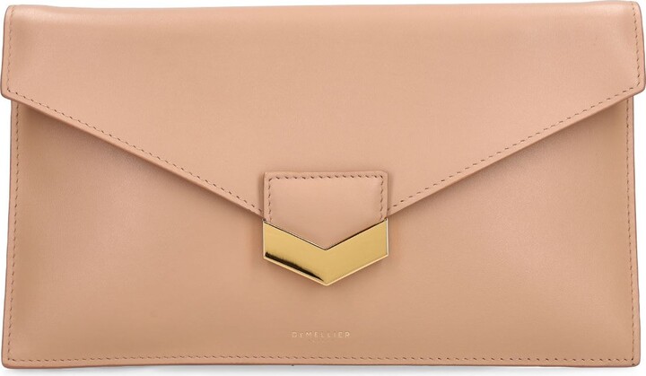 Tan Leather Clutch | ShopStyle
