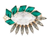 Thumbnail for your product : Anton Heunis Mosaic crystal brooch