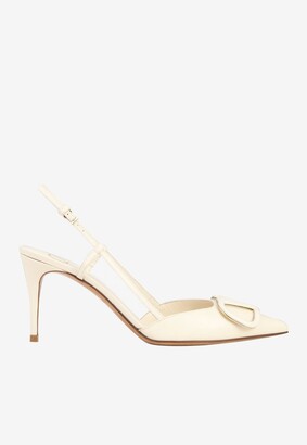 Ivory Pump Slingback | Shop the world's largest collection of fashion |  ShopStyle