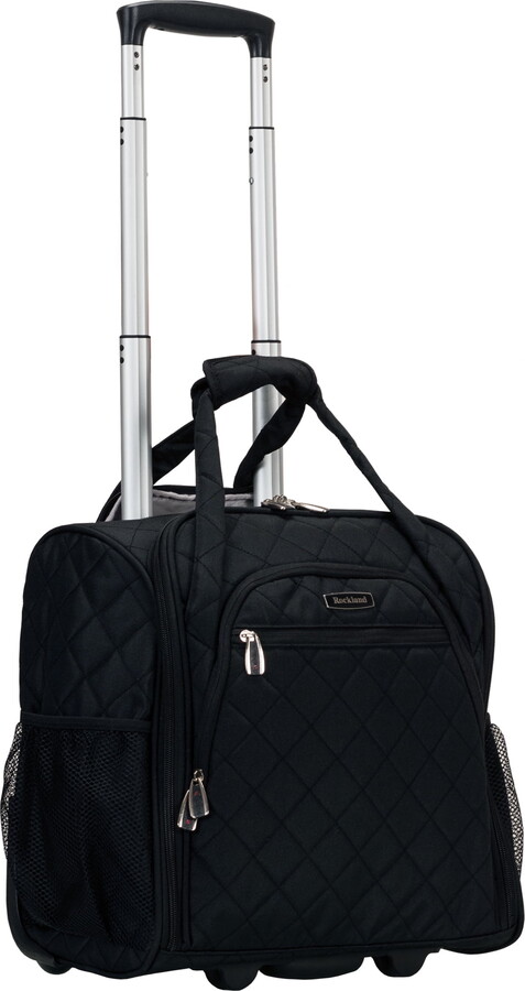 Rockland Luggage 15" Melrose Wheeled Underseat Softside Carry On BF31