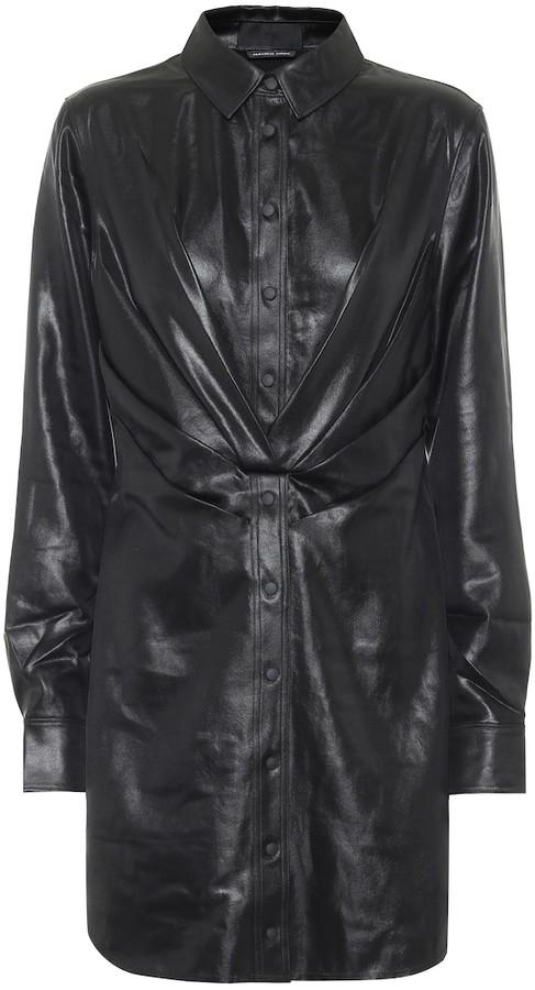 RtA Vivienne faux leather minidress - ShopStyle Dresses