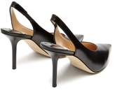 Thumbnail for your product : Jimmy Choo Ivy 85 Leather Slingback Pumps - Womens - Black